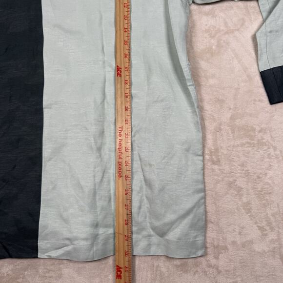 The Bright Side By Rocky Barnes Linen Blend Pajama Shirt Unisex Size Large - Picture 8 of 9